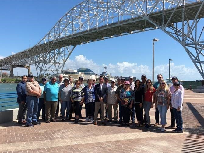 CAC members and elected officials at the Port of Corpus Christi