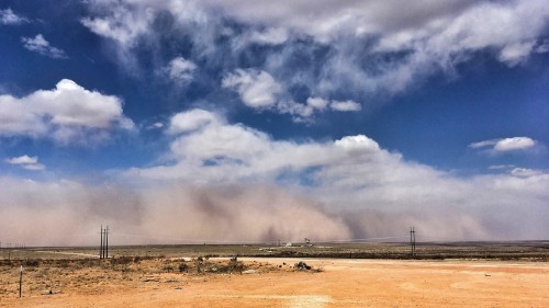 The October Big Picture is an image Artificial Lift Specialist Armando Marrufo submitted several photos like this one of a dust storm sweeping through the Lusk field in the Northern Delaware Basin. The basin is a key part of ConocoPhillips Permian operation, spanning West Texas through Southeast New Mexico, ConocoPhillips holds approximately 709,000 total net acres in the Delaware Basin, which includes approximately 654,000 unconventional net acres
